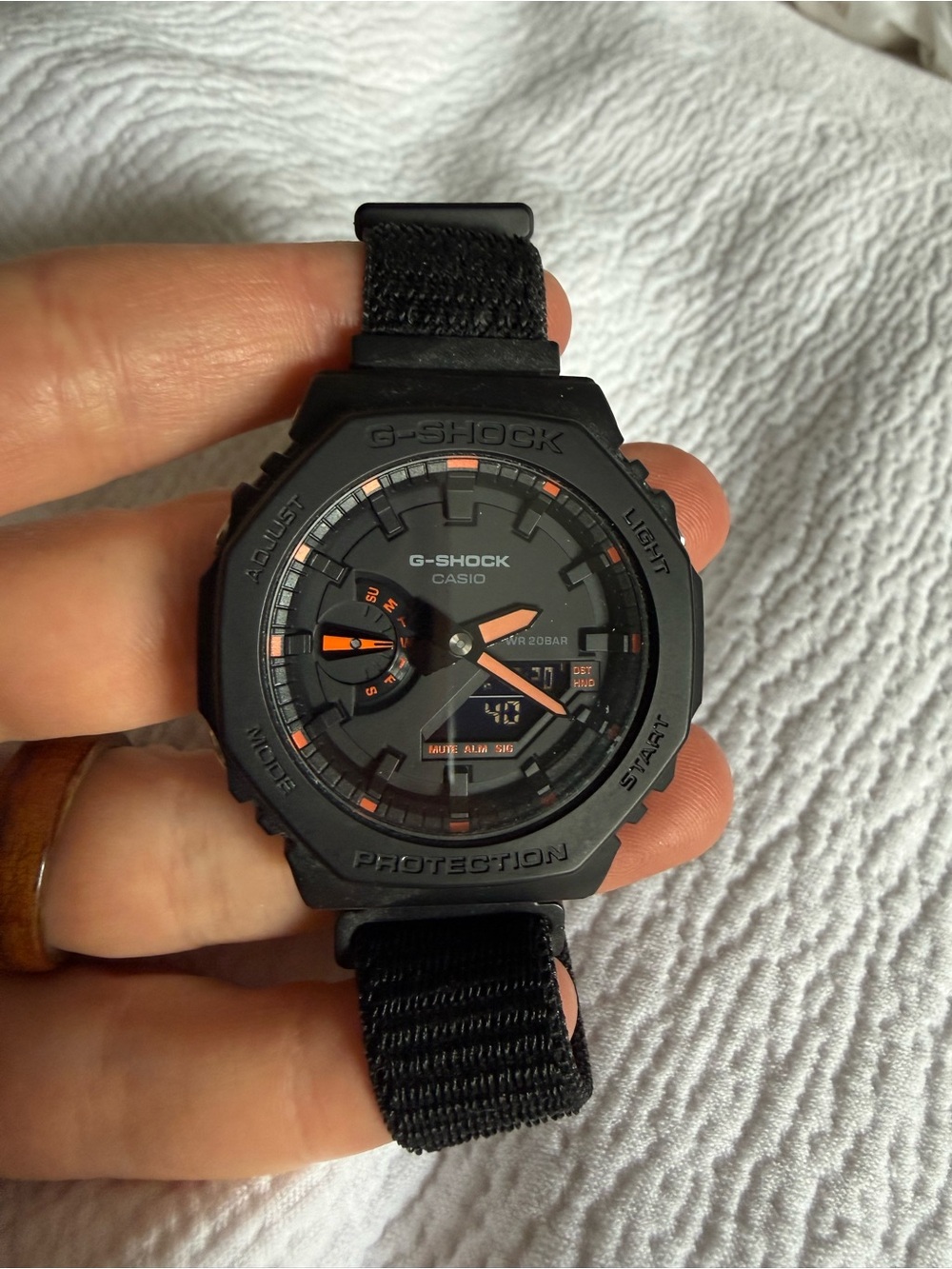 Casio. Model Number: GA-2100-1A4ER